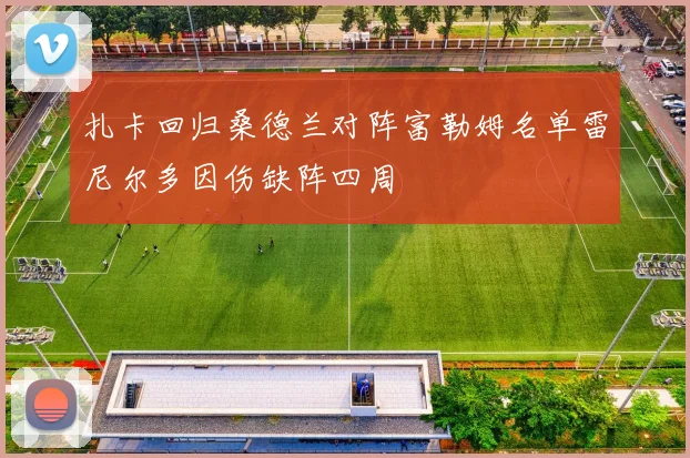 扎卡回归桑德兰对阵富勒姆名单雷尼尔多因伤缺阵四周